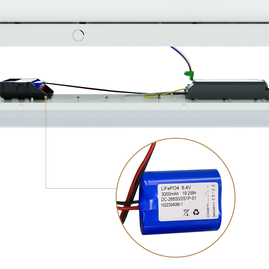 3000mAh Battery Backup