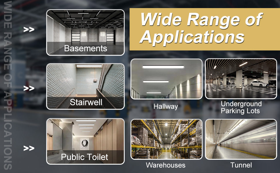 LED Wrap Batten Light with a Wide Range of Applications