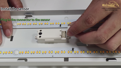 Walrusled Tri-Level Microwave Motion Sensor and Remote Controller for LED Wraparound Lights | Compatible with NSBLP18-2FT-CN, NSBLP18-2FT-CS, NSBLP18-2FT-CE, NSBLP18-2FT-CES, NSBLP36-4FT-CN, NSBLP36-4FT-CS, NSBLP36-4FT-CE, NSBLP36-4FT-CES